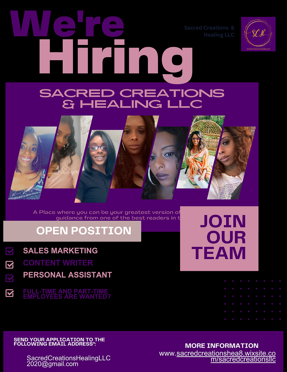 We Are Hiring! Apply Today!!