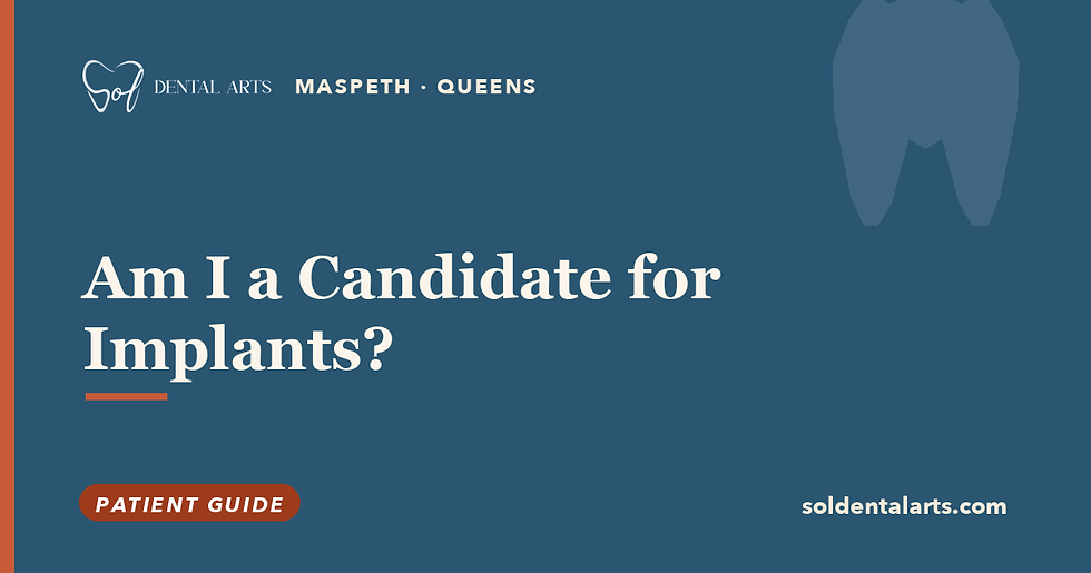 Am I a Candidate for Dental Implants? What Affects Whether Implants Are Right for You