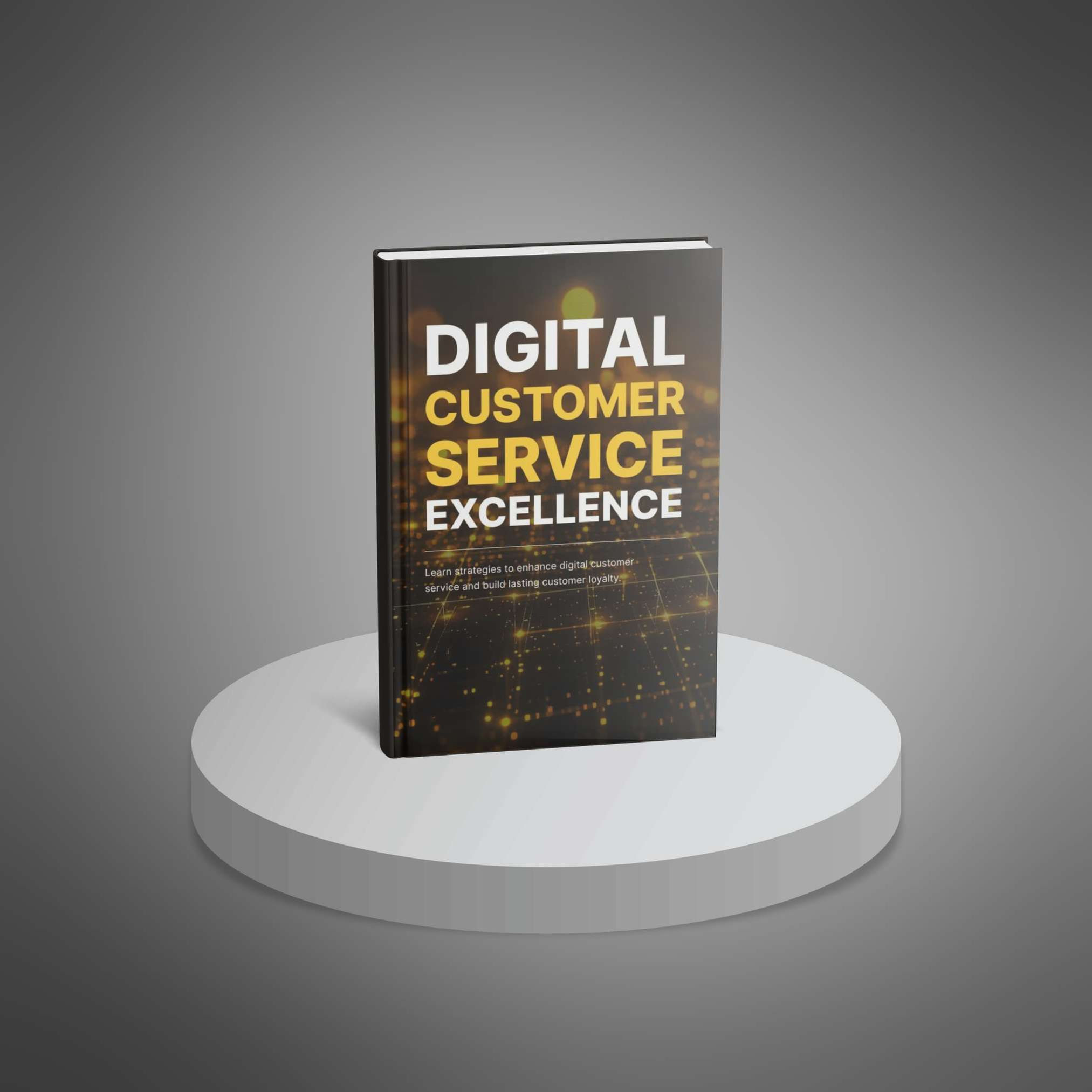 a book with a title digital customer services