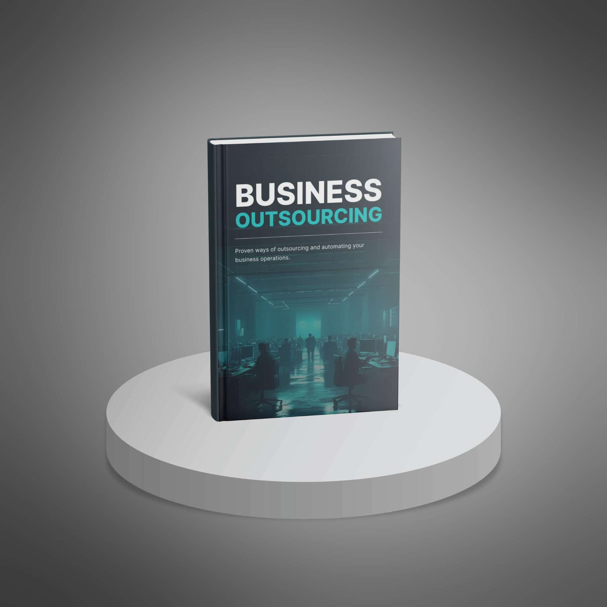 a book with a title outsourcing businesses