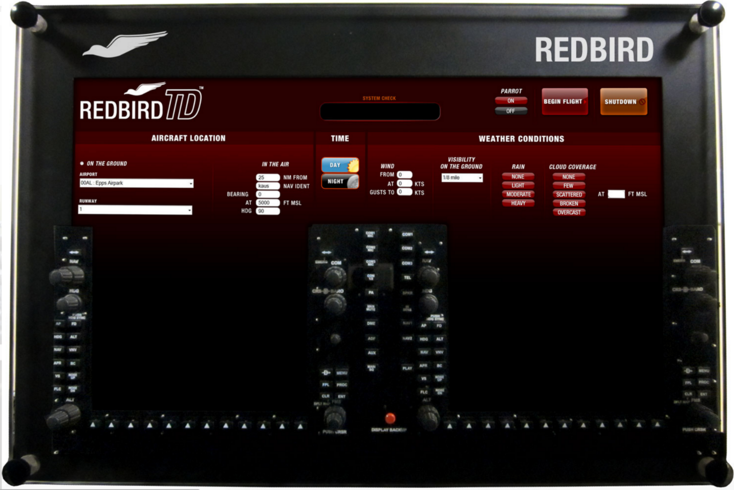 Redbird TD Flight Simulator