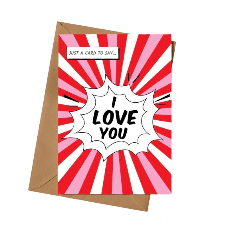 I love you card 