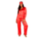 Thumbnail: Satin 3 Piece Scrunchie Pj Set