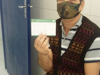 O ATOR JUSCELINO RIBEIRO IMUNIZADO