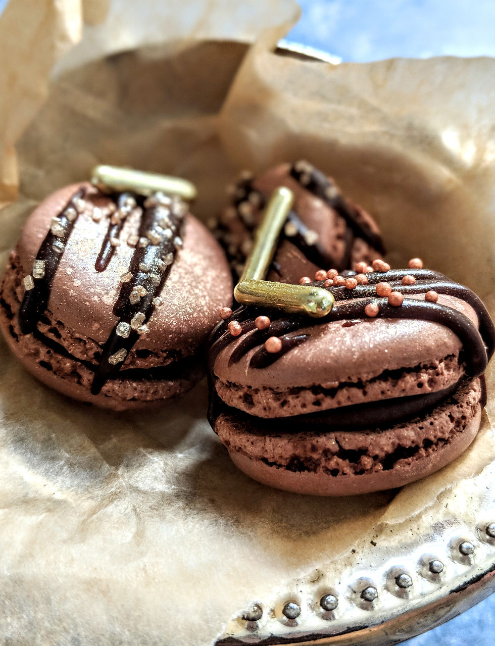 gerastan bakehouse chocolate macarons