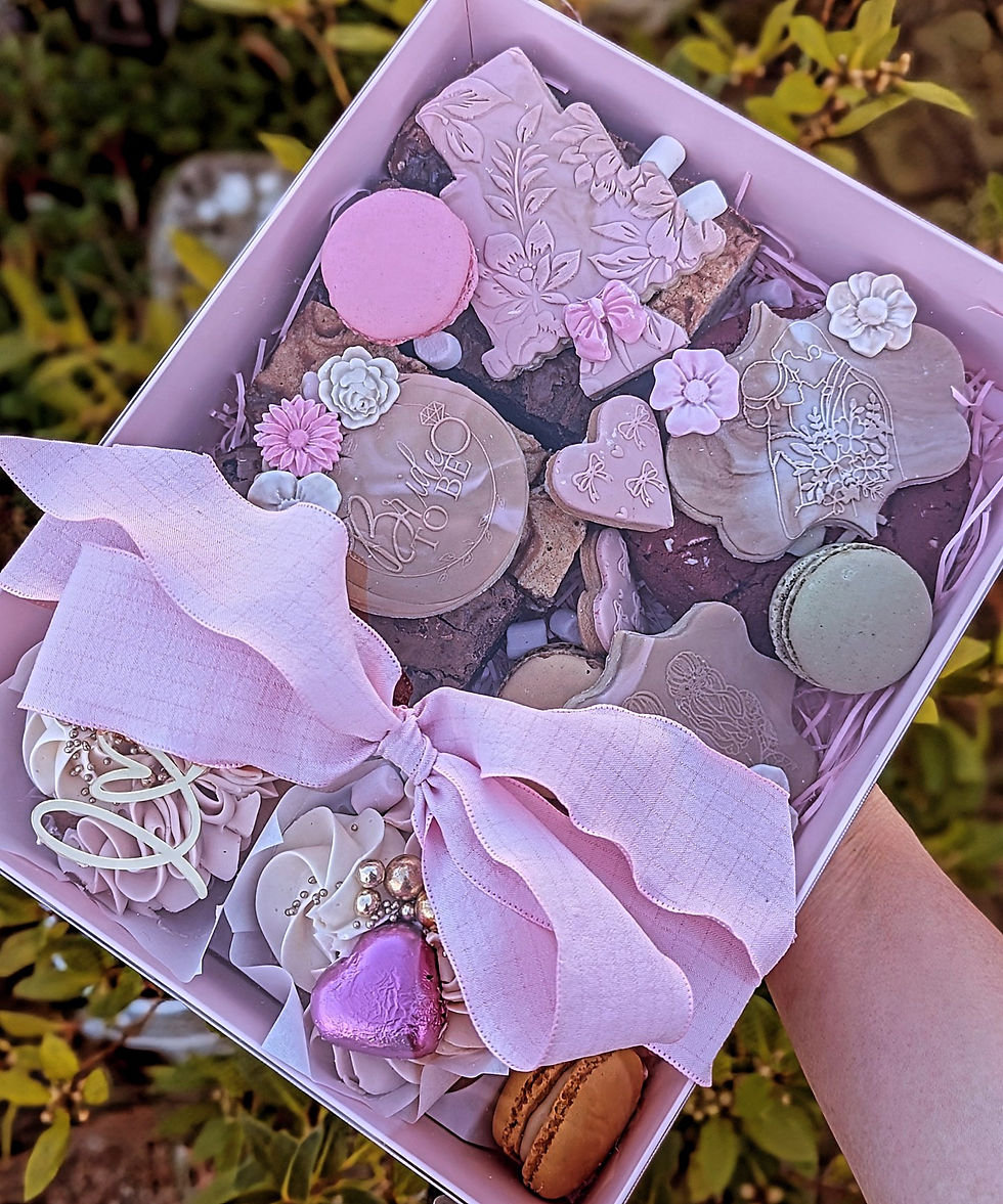 Gerastan Bakehouse bridal treat box cookies