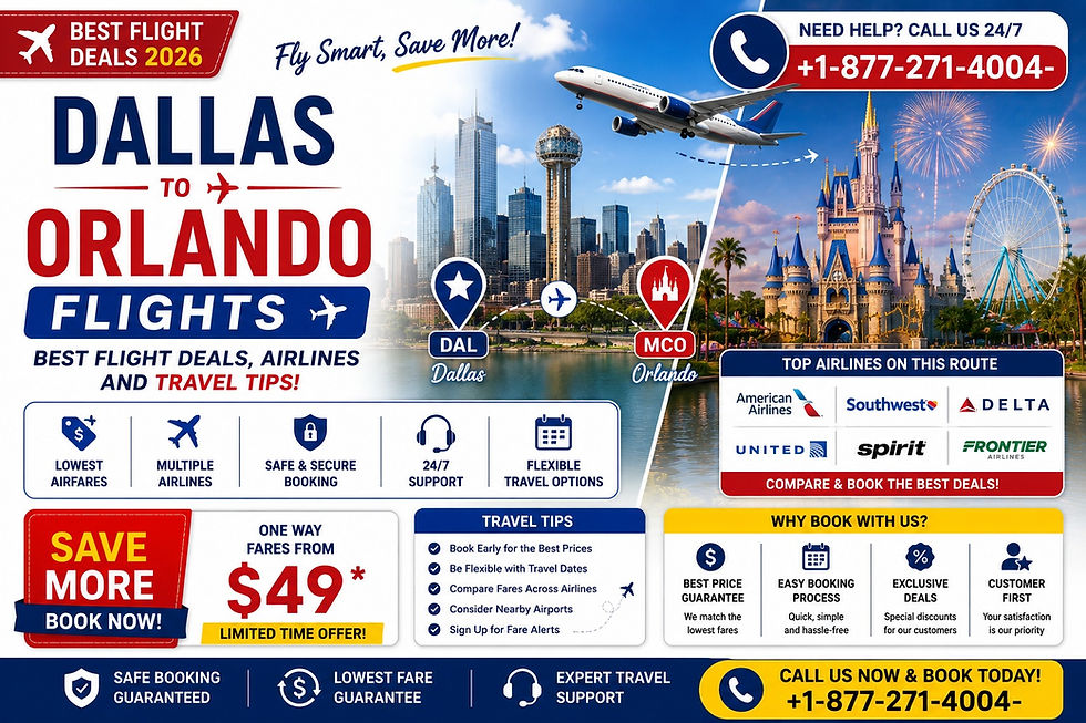 Dallas to Orlando Flights