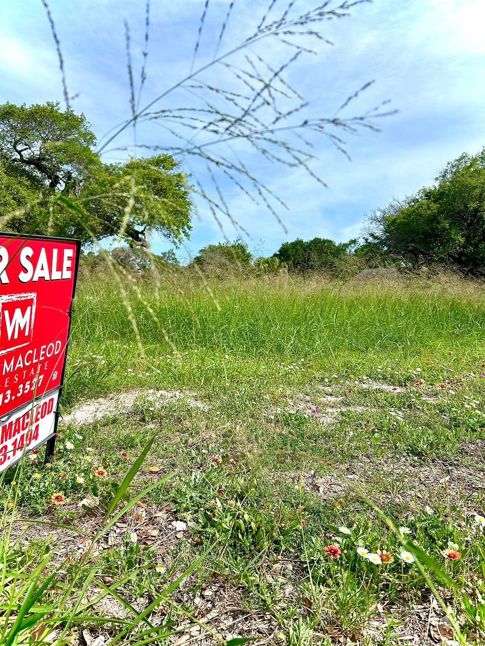 Overgrown field for sale needing grass fed mowing Rockport Texas