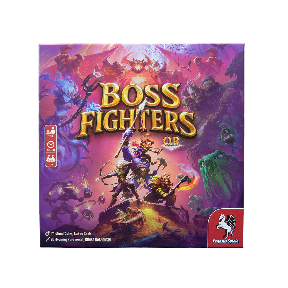 Boss Fighter QR framsida