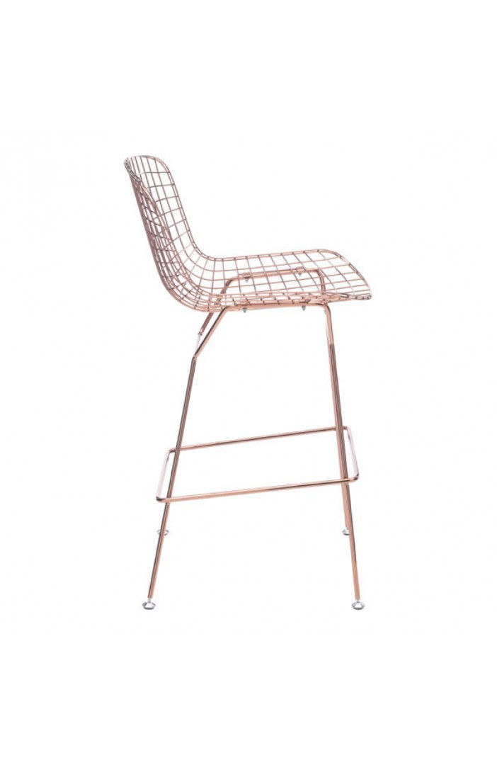 Thumbnail: CAMDEN BAR CHAIR ROSE GOLD