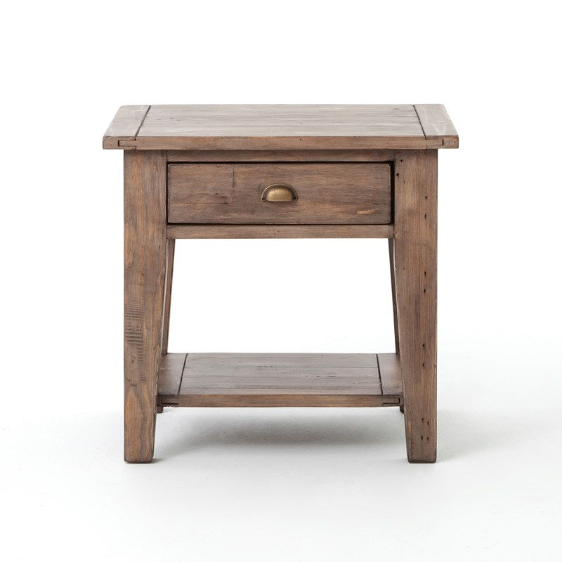 Thumbnail: OSMOND END TABLE 1DRW/SHELF-SUN ASH