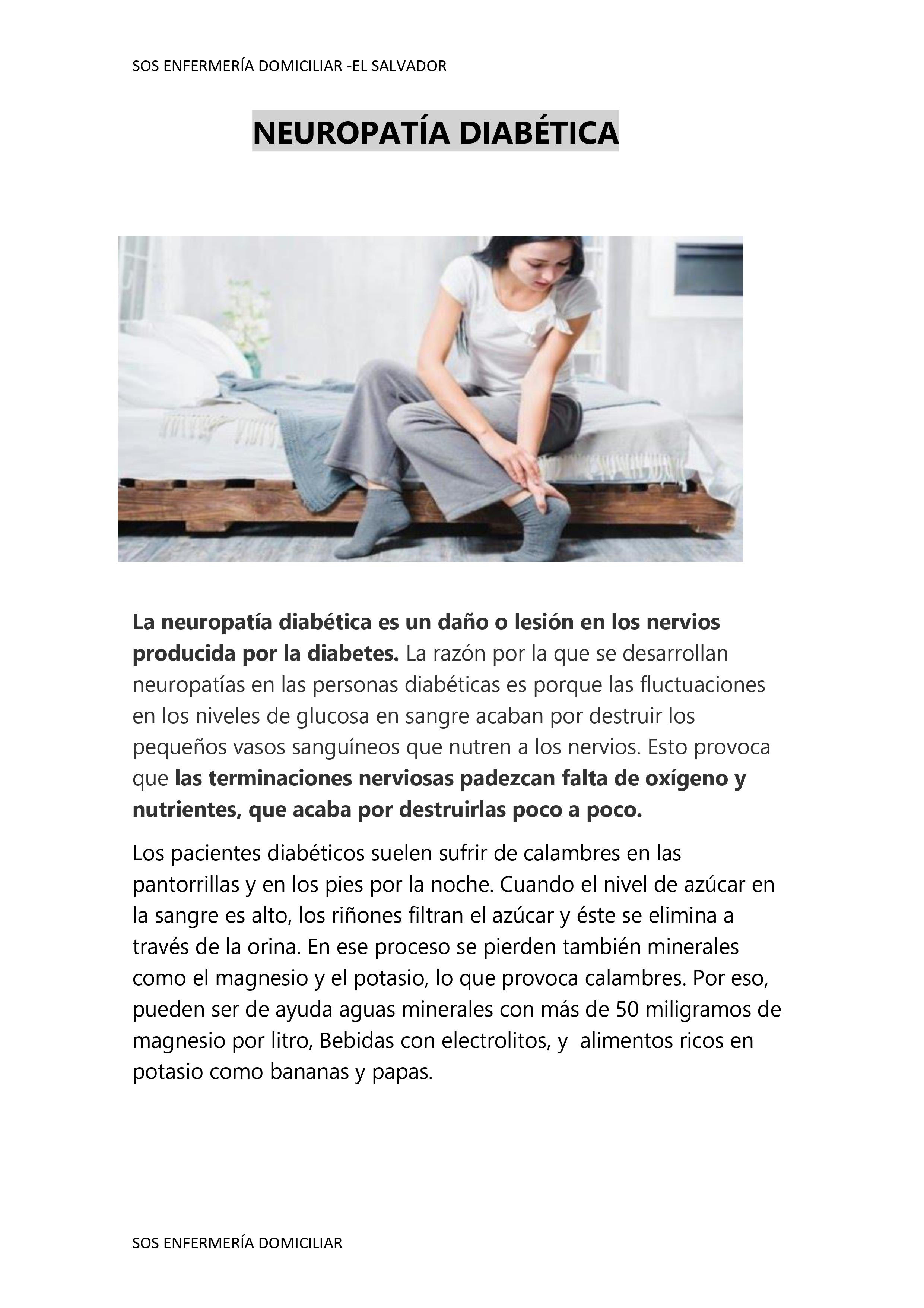 Cuidados a pacientes con diabetes