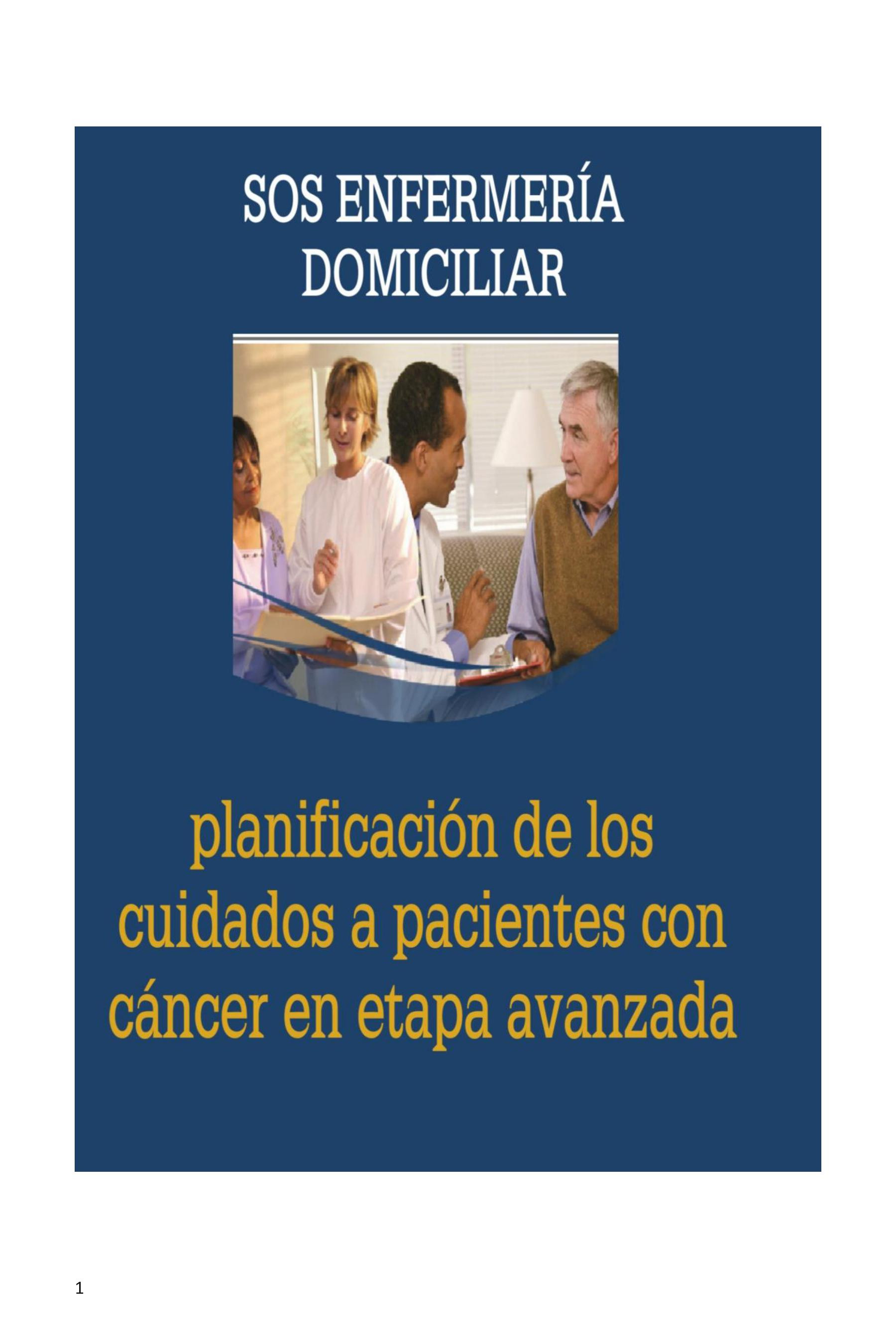 Cuidados a pacientes con cáncer