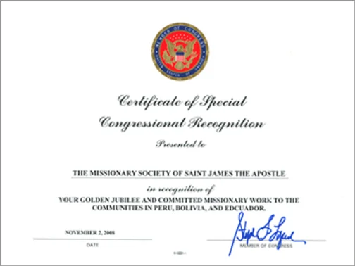 Letters Of Recognition Socstjames