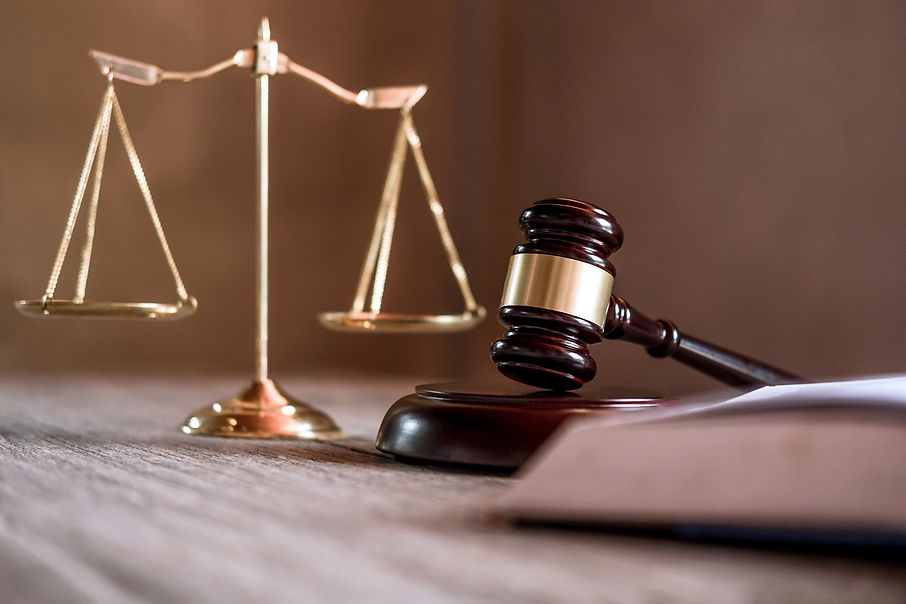 gavel and scale