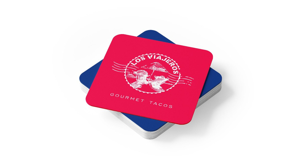 Los Viajeros Gourmet Tacos Coasters