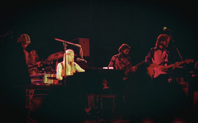 Gregg Allman Band live at the Shrine Auditorium Los Angeles 1974 – vintage concert photography print