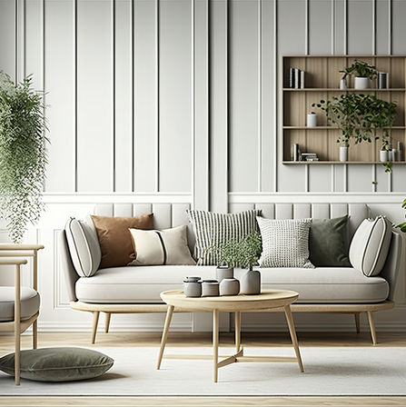 cozy warm living space scandinavian