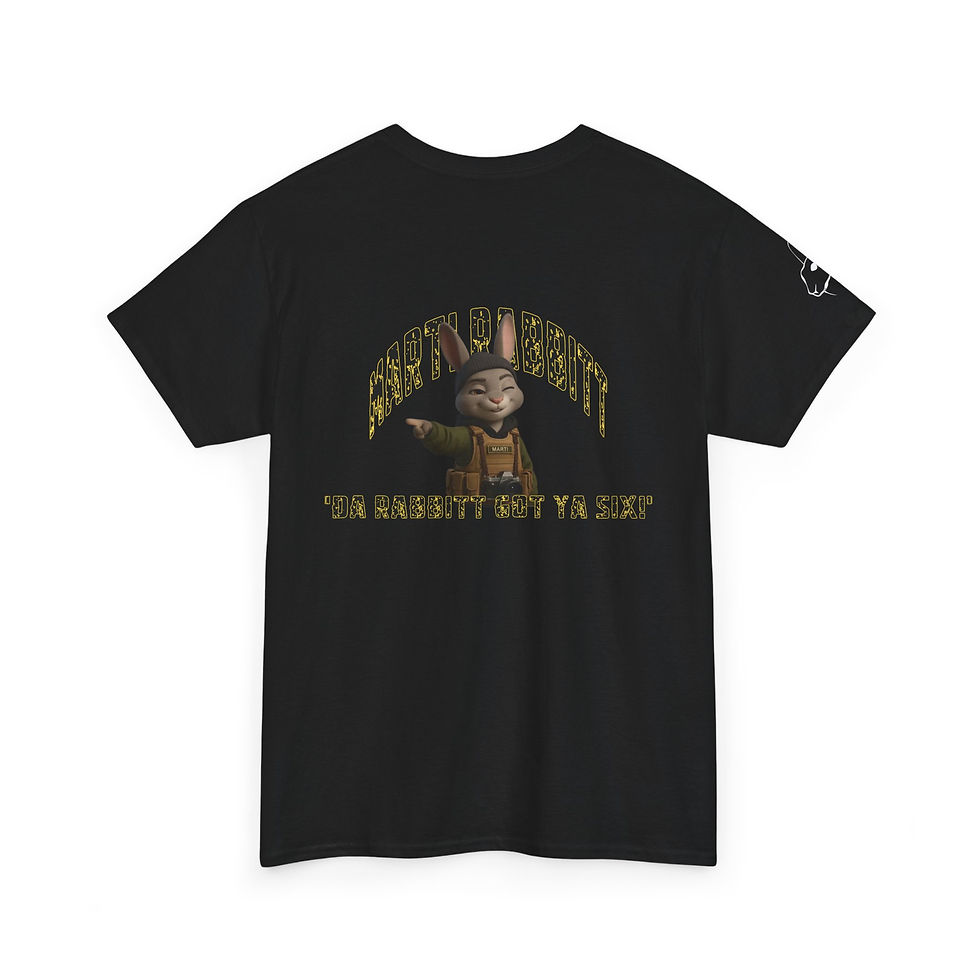 Thumbnail: DRGY6 MartI  Rabbitt "Da Rabbit I Got Ya Six" Graphic Tee