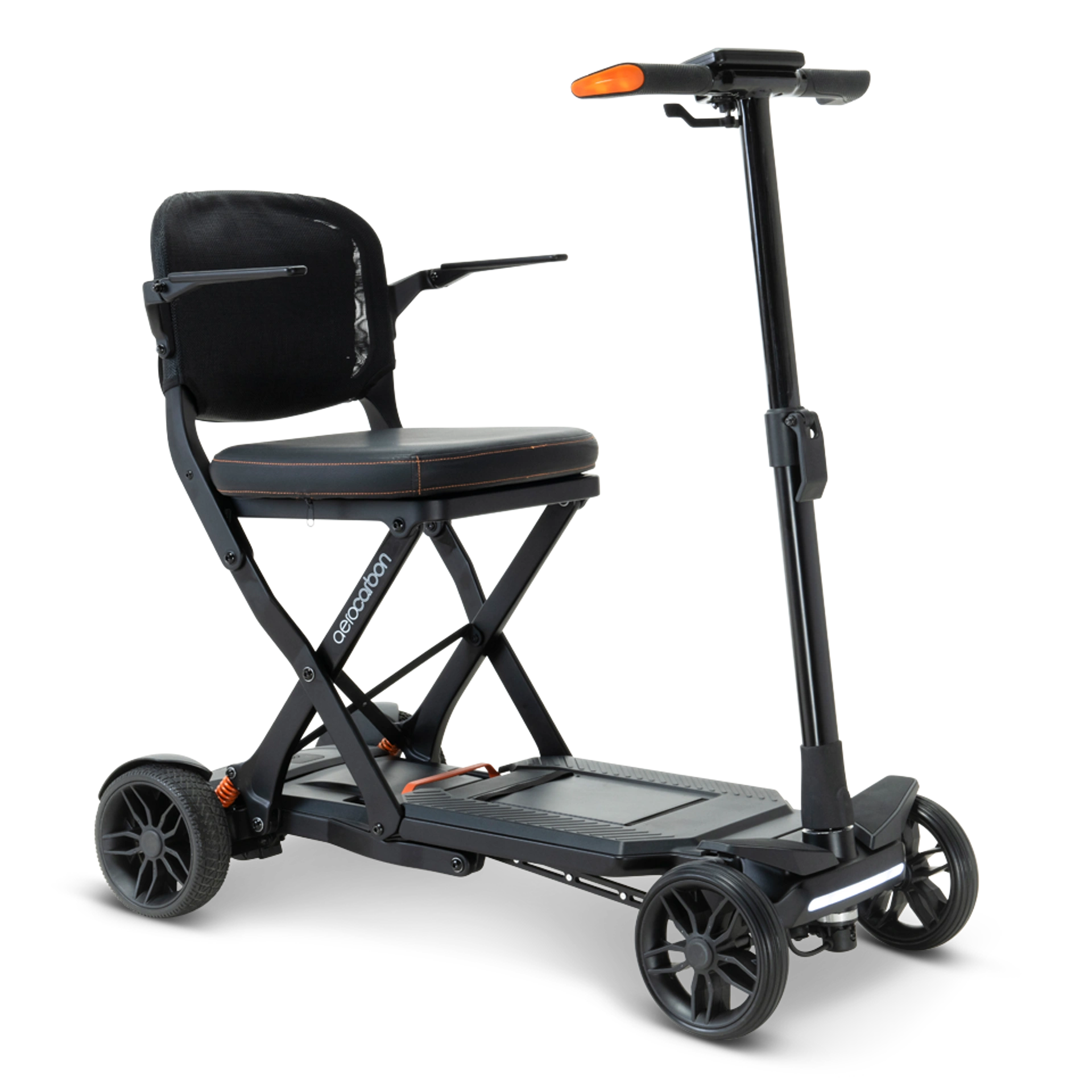rive AeroCarbon folding mobility scooter in a car boot