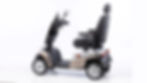 Kymco Maxer Heavy Duty Mobility Scooter in Mink (side shot)