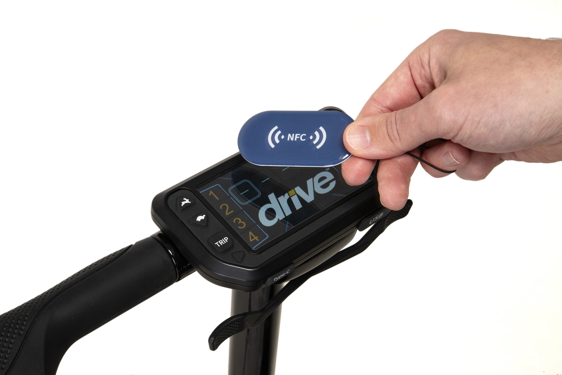 Drive AeroCarbon mobility scooter with NFC start