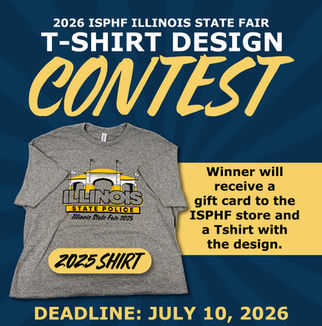Submit Your Design for the 2026 ISPHF Illinois State Fair T-Shirt Contest