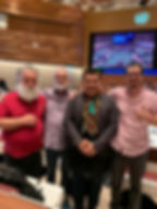 Lino João Oliveira Neves, Antenor Vaz, José Homero Mutumbajoy y Daniel Aristizabal
