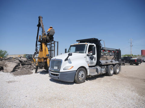 The Road Doctor team working on a railroad repair in Illinois