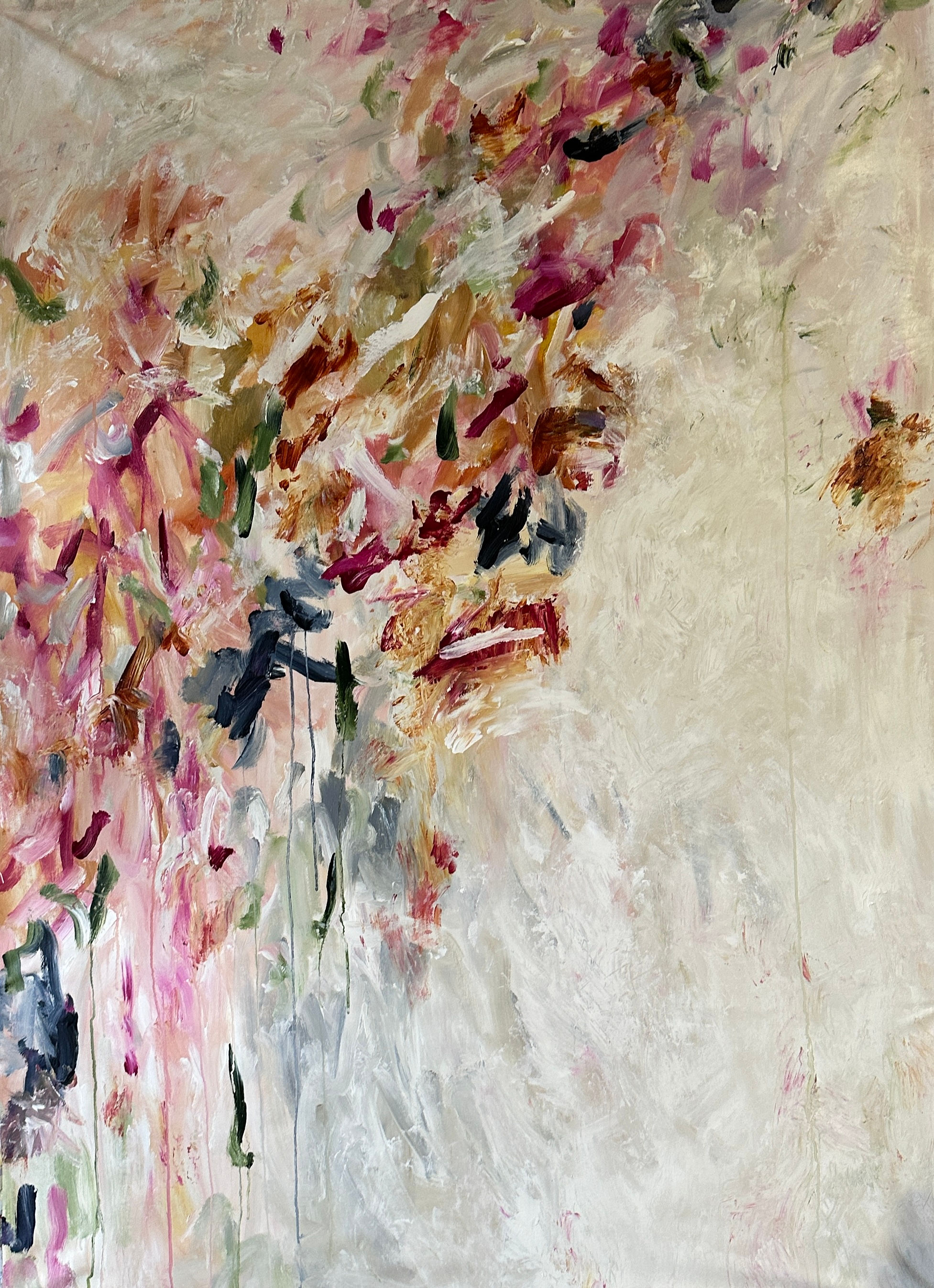 SOMETHING ABOUT PINK, acrylic, 60"x 40"