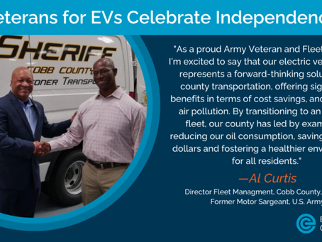 Veterans for EVs Fourth of July Campaign