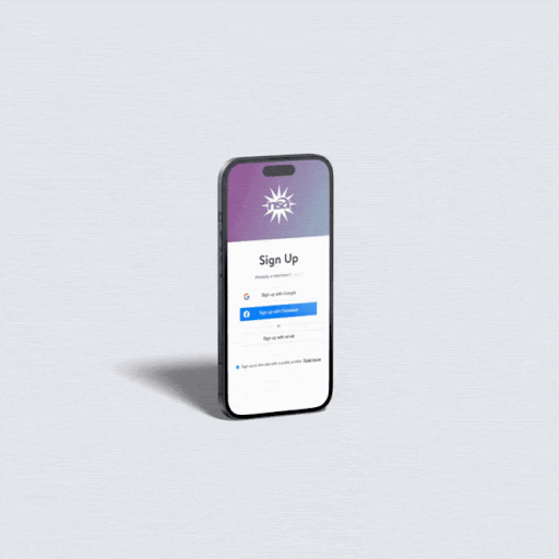 sign up page