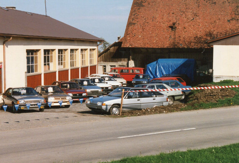 Lindenberg-Garage AG, seit 1973 in Schongau, LADA, Ausstellung