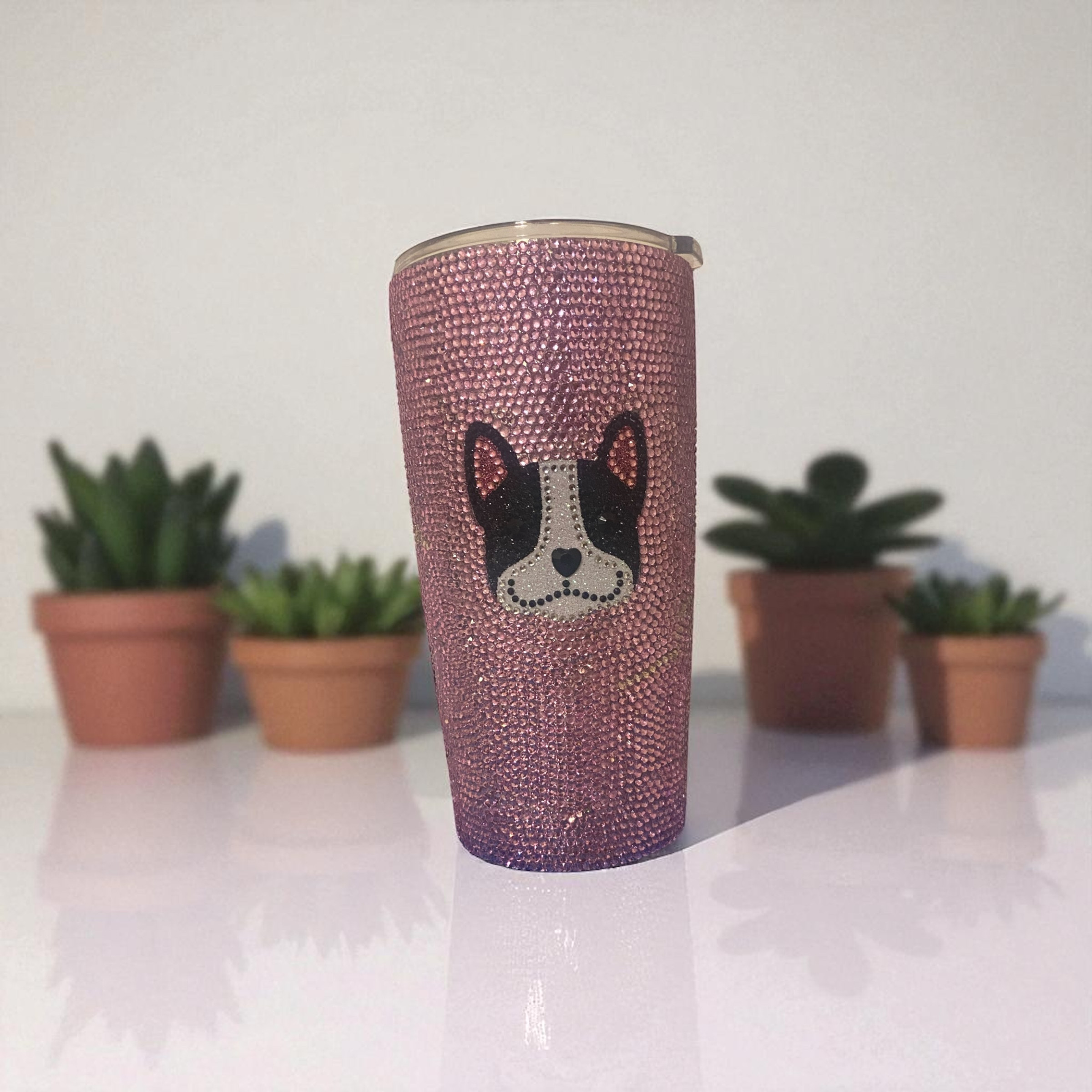 20oz Stainless Steel Blinged Tumbler