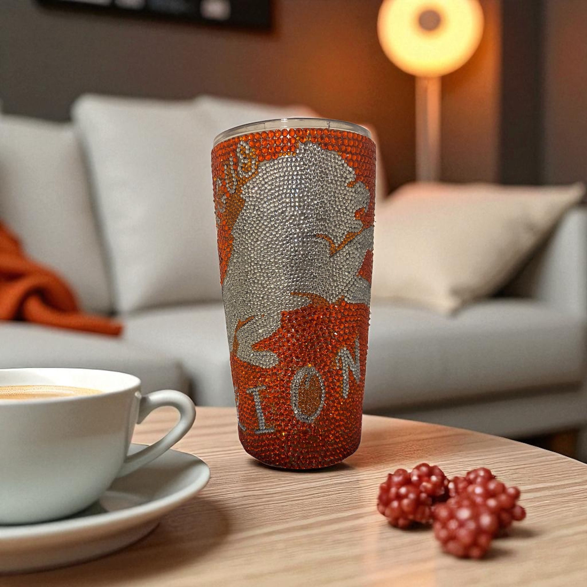20 oz Stainless Steel Blinged Tumbler-Your Design