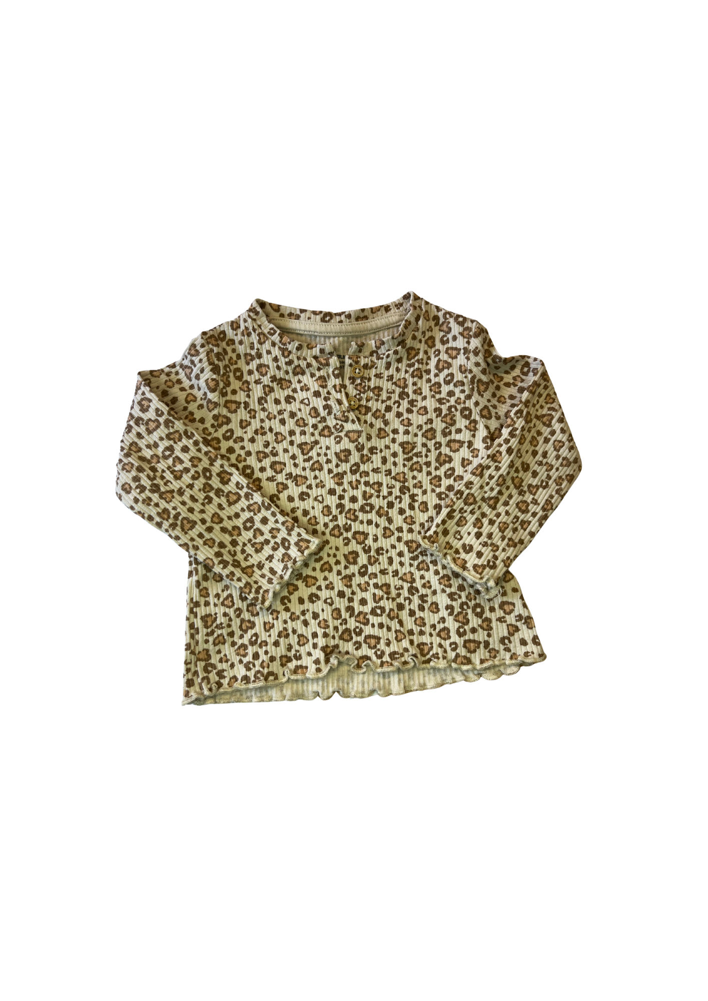 6 mois - Tshirt manches longues Léopard - Vertbaudet