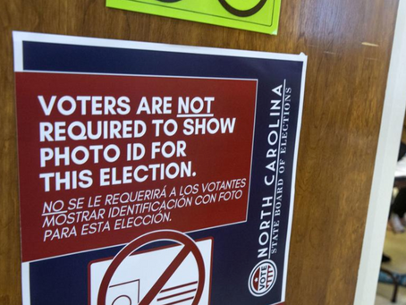 2020 Voter Photo ID Notice