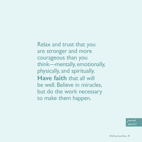 Having faith during a cancer diagnosis 