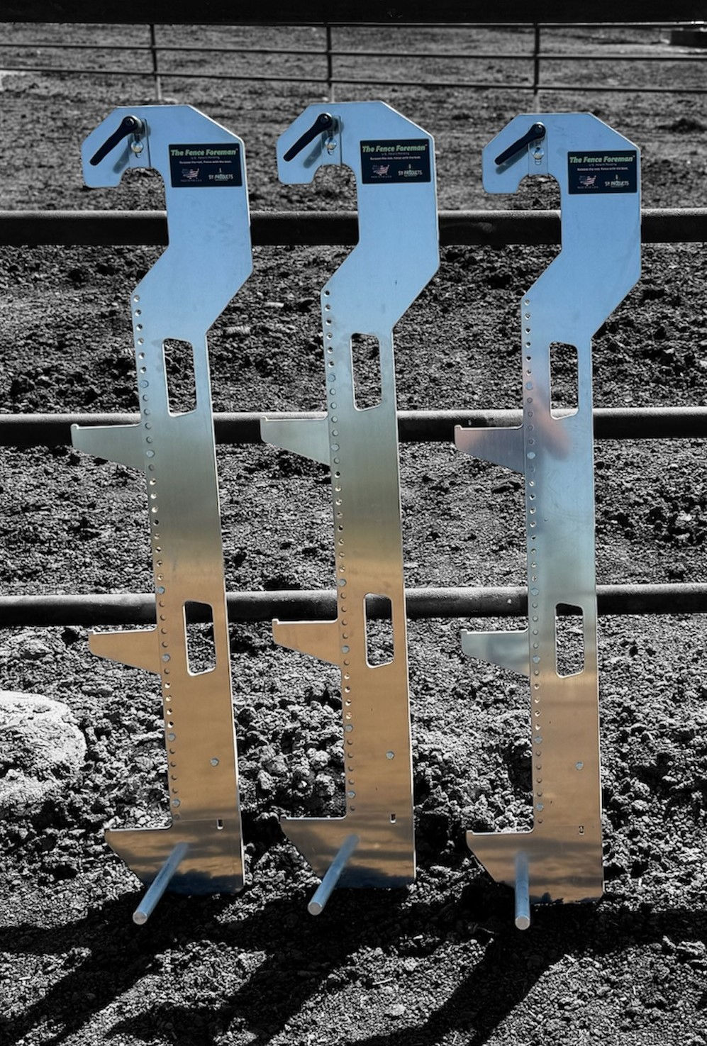 product against fence