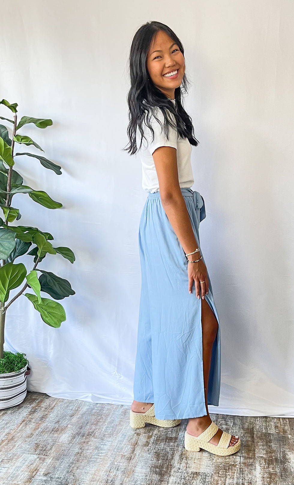 Thumbnail: Walk With Me Light Blue Pants