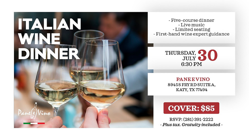 Italian Wine Dinner