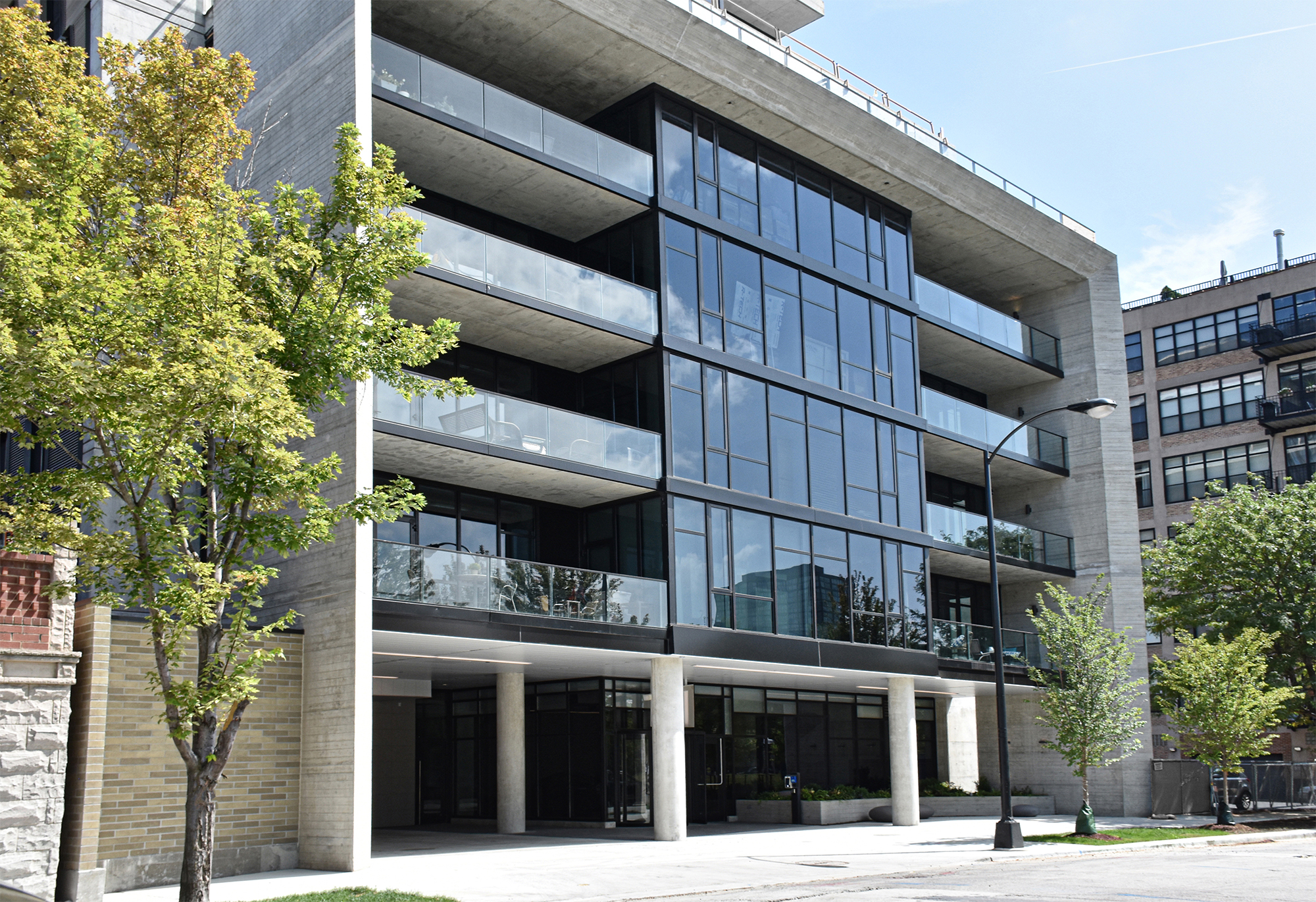 Entry Along South Peoria Street