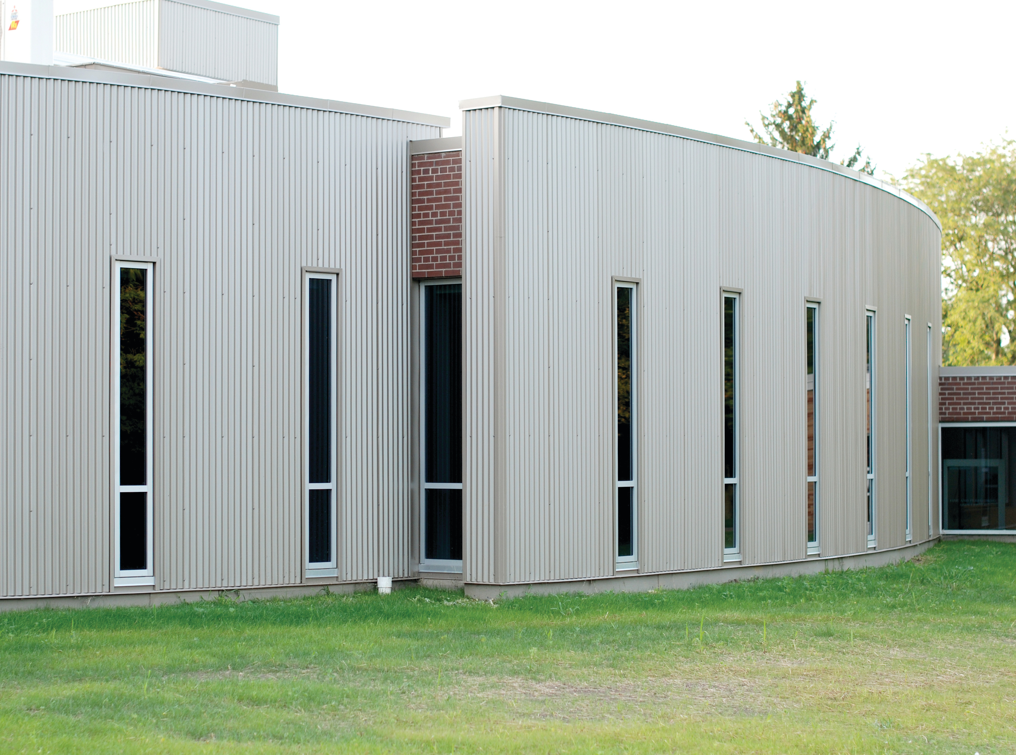 Fine Arts Curved Exterior Wall
