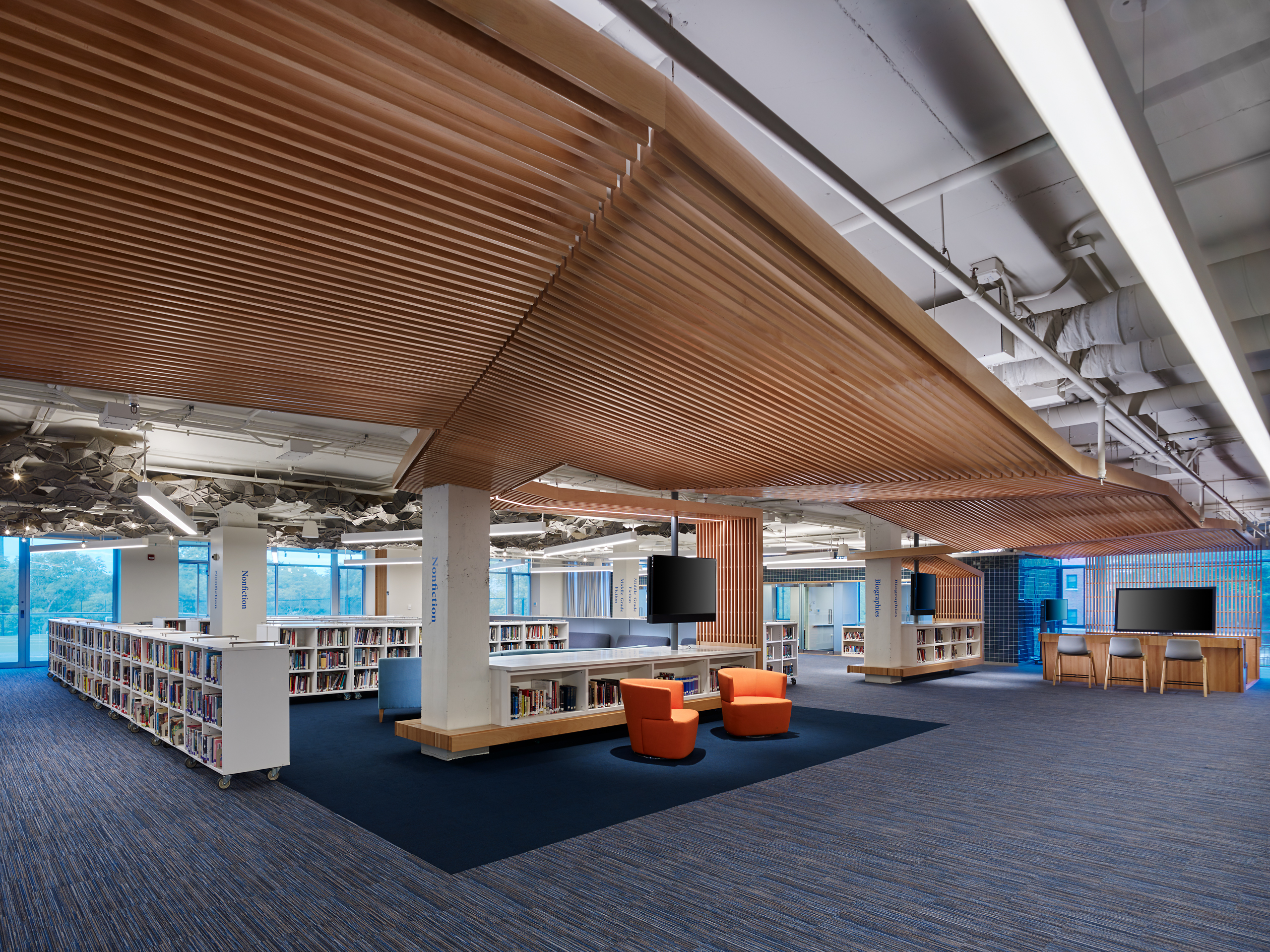 Wood Ceiling Ribbon