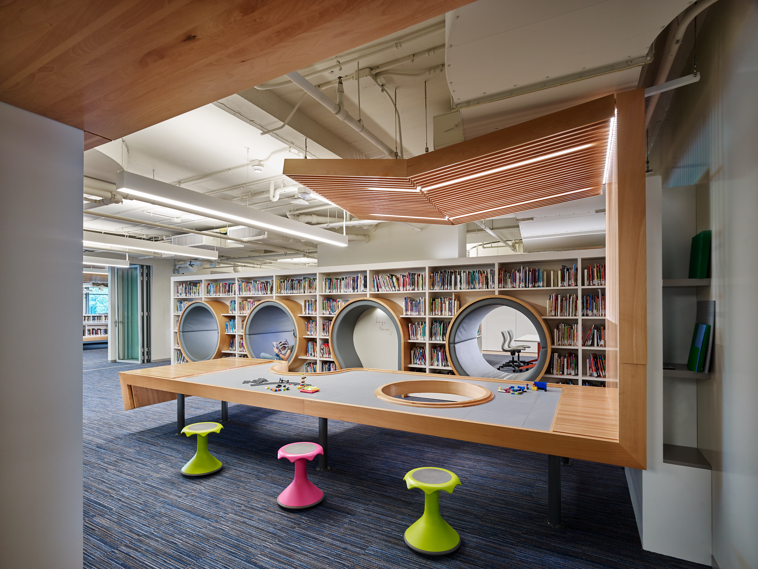Reading Cave and LEGO Table