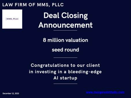 Deal Closing Announcement