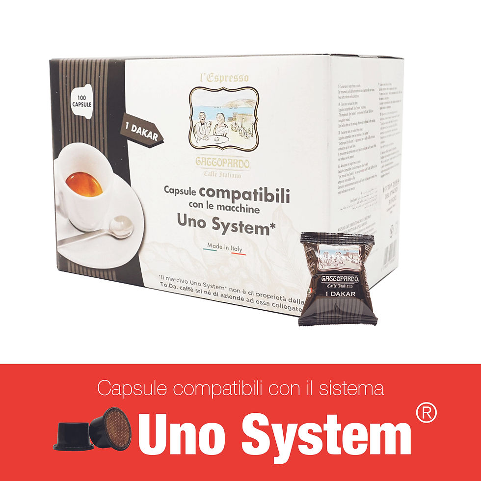 Capsule Uno System con caffè torrefatto artigianalmente in Italia. Vendita esclusiva della casa del caffè di Buguggiate