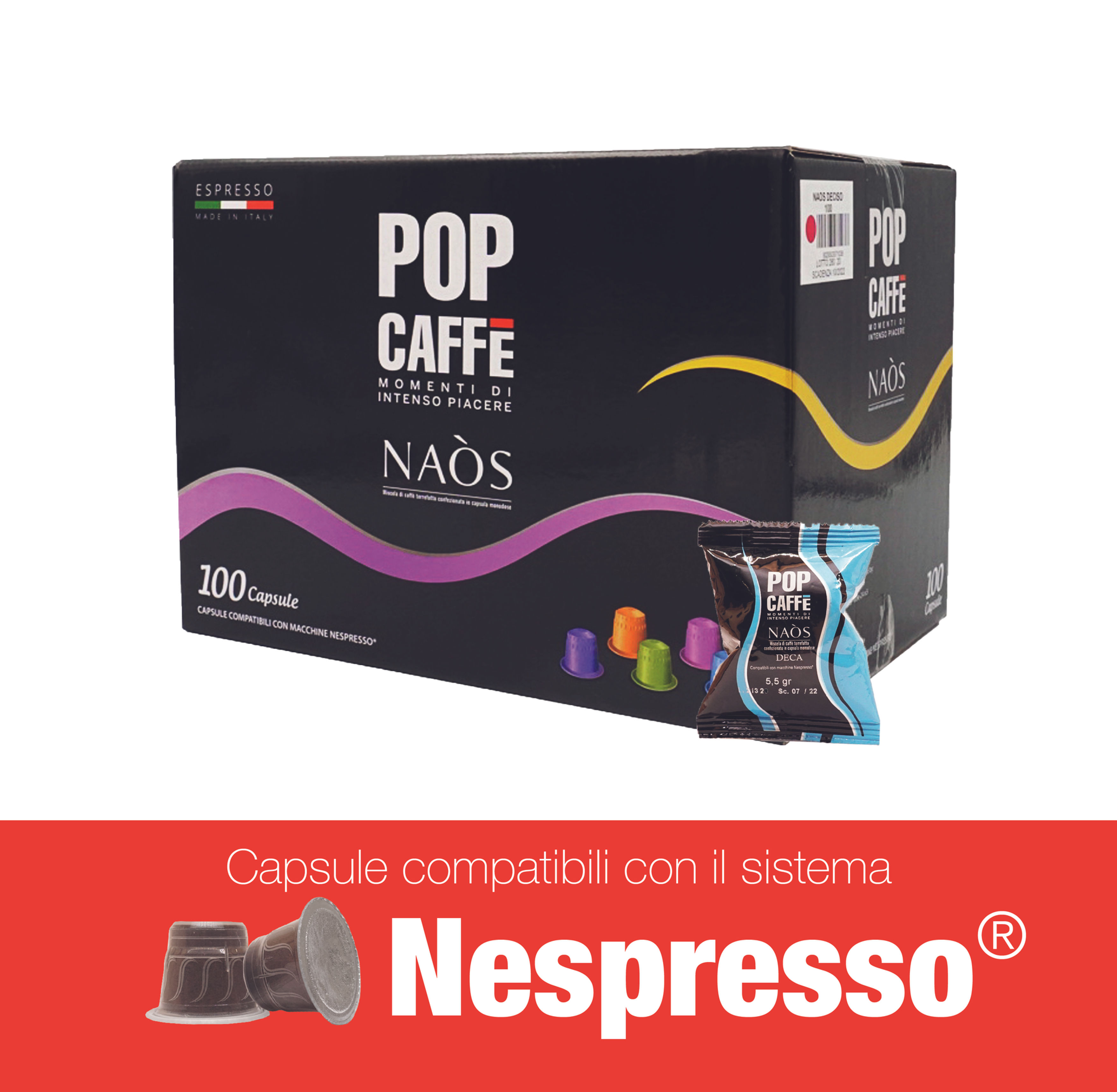 Pop Caffè - DECAFFEINATO