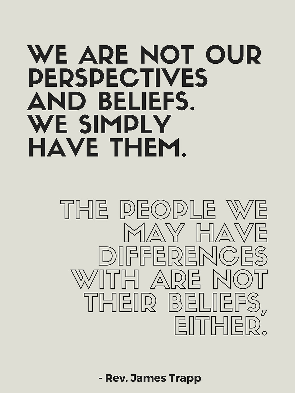 Rev. James Trapp quote