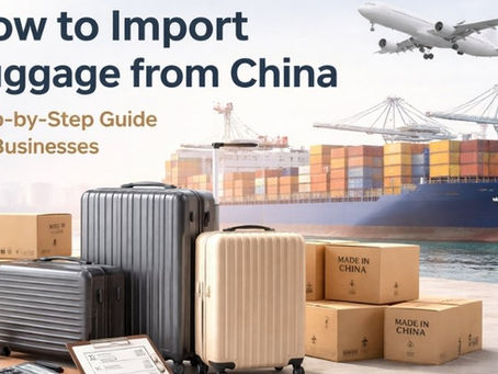 How to Import Luggage from China: Step-by-Step Guide for Businesses
